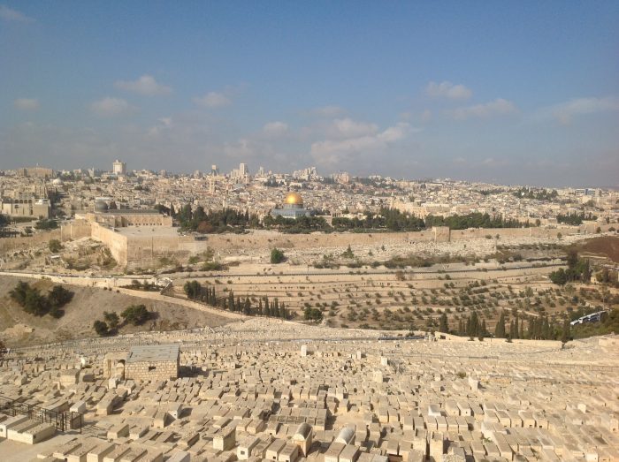 Jerusalem and Dome Of The Rock from Mt. of Olives - Church Trainer